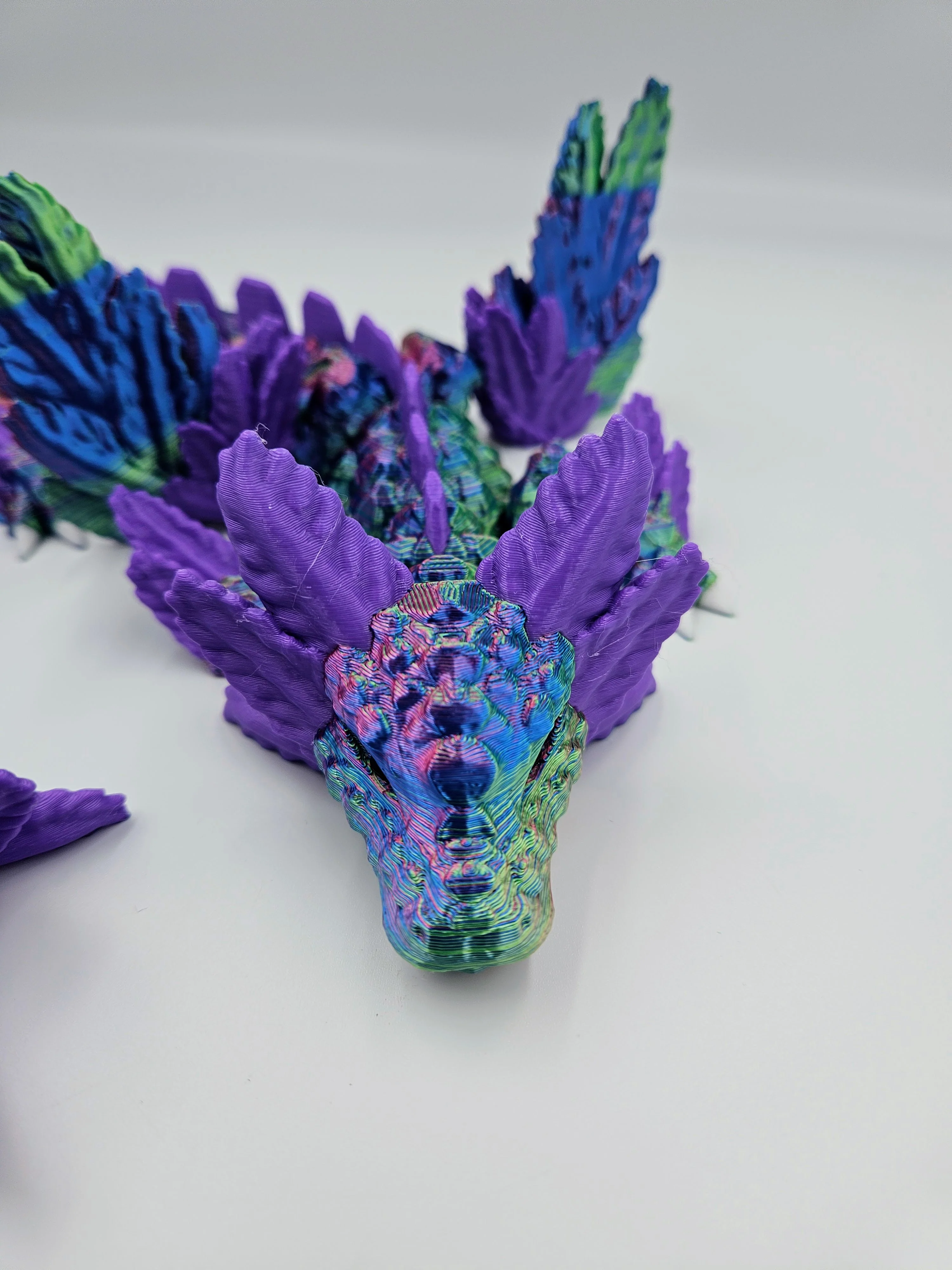 Axolotl Winged Dragon - 18" Adult Dragon Fidget Toy - Image 3