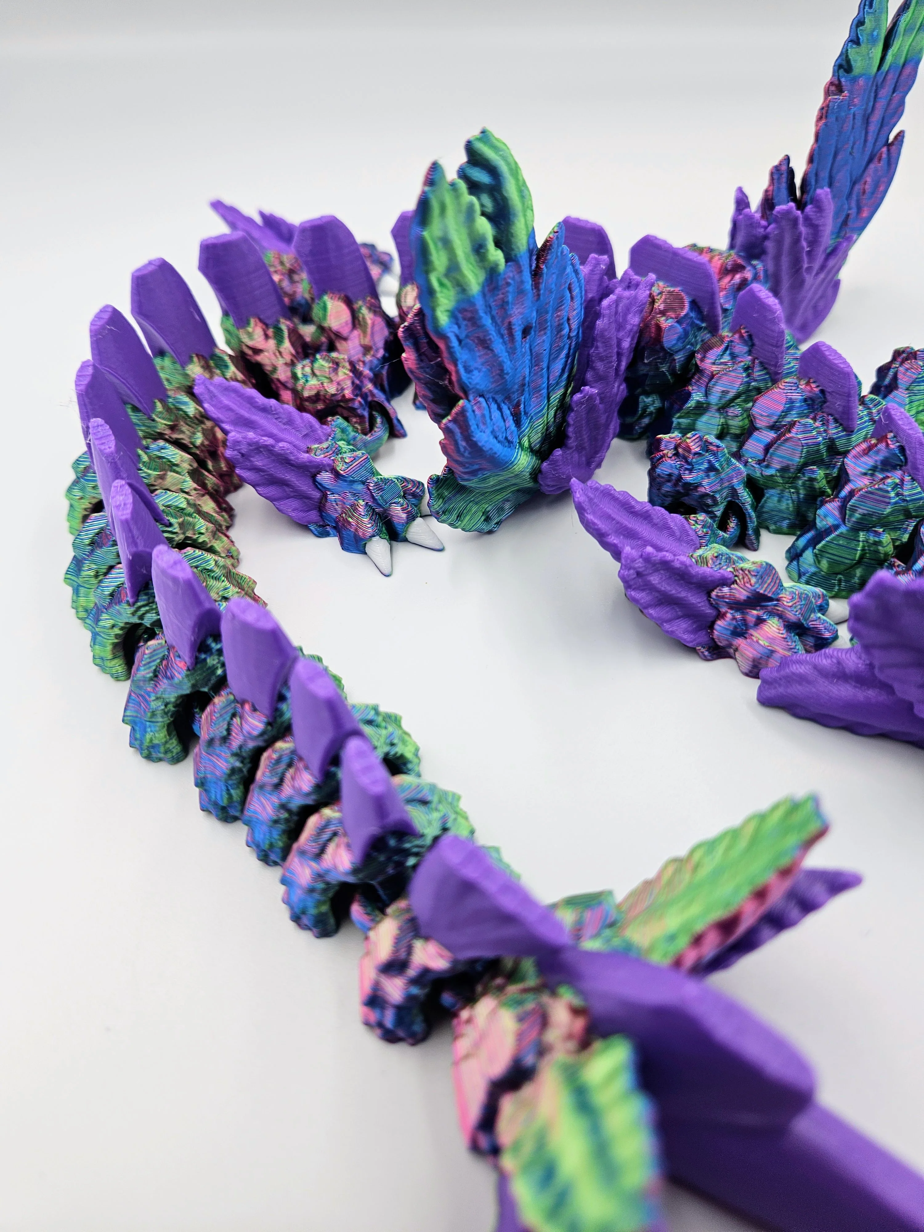 Axolotl Winged Dragon - 18" Adult Dragon Fidget Toy - Image 6