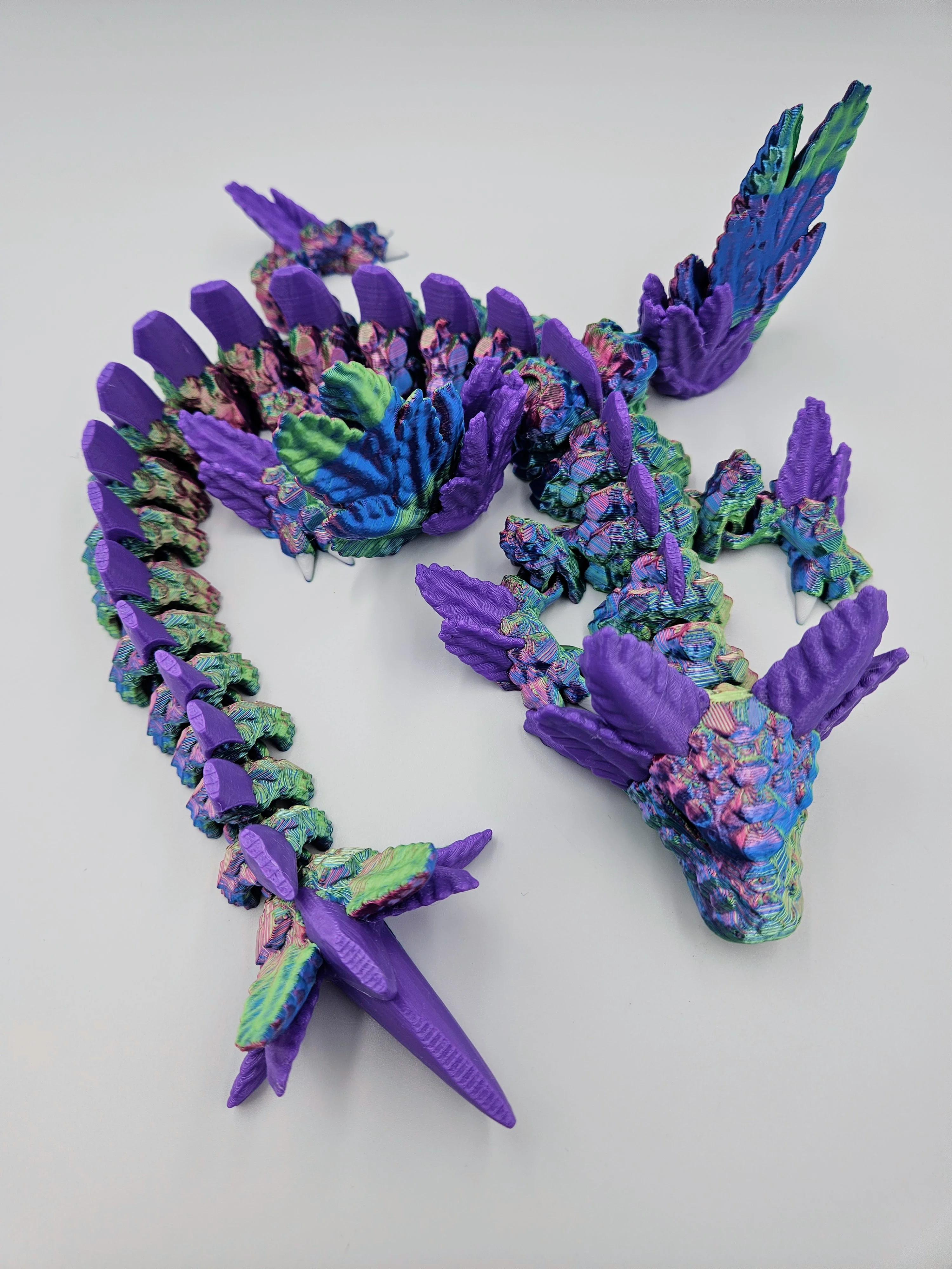 Axolotl Winged Dragon - 18" Adult Dragon Fidget Toy - Image 7