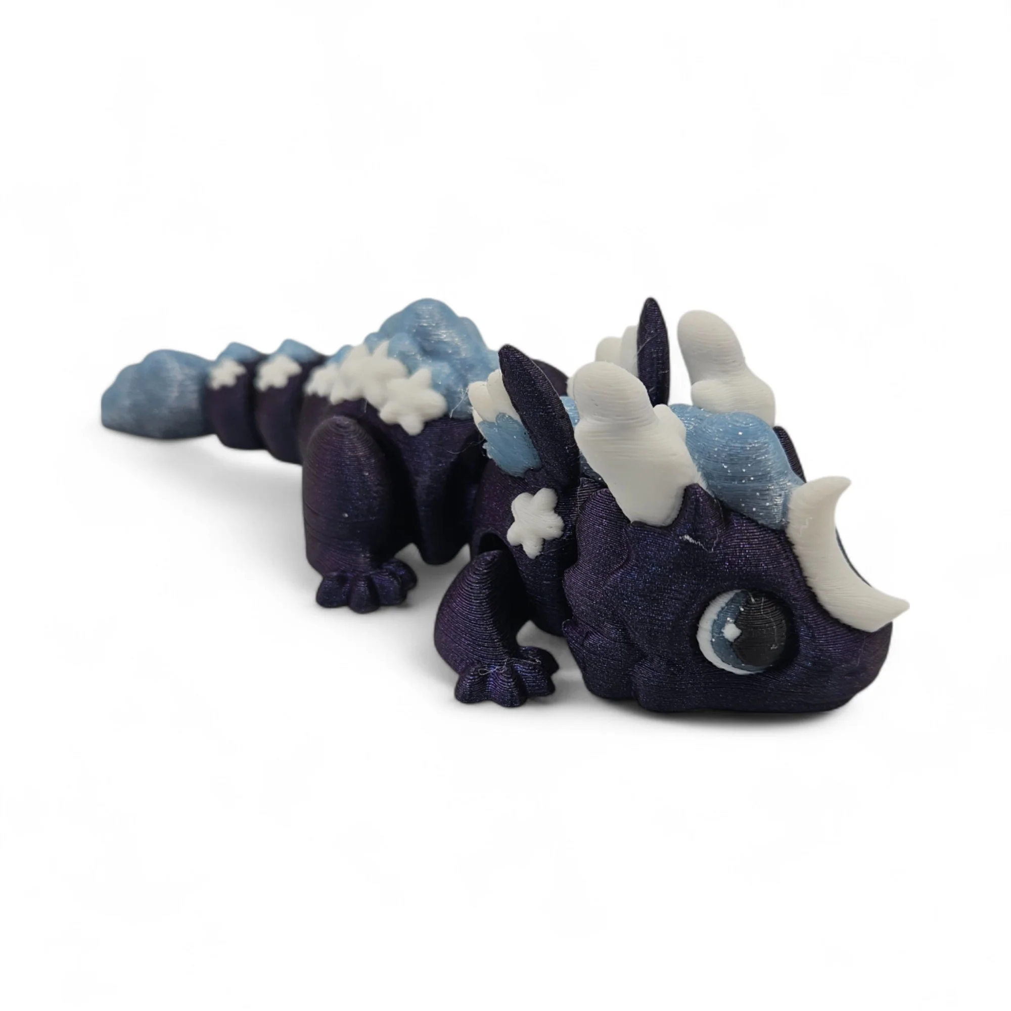 Baby Moon and Stars Dragon Figurine - Image 3