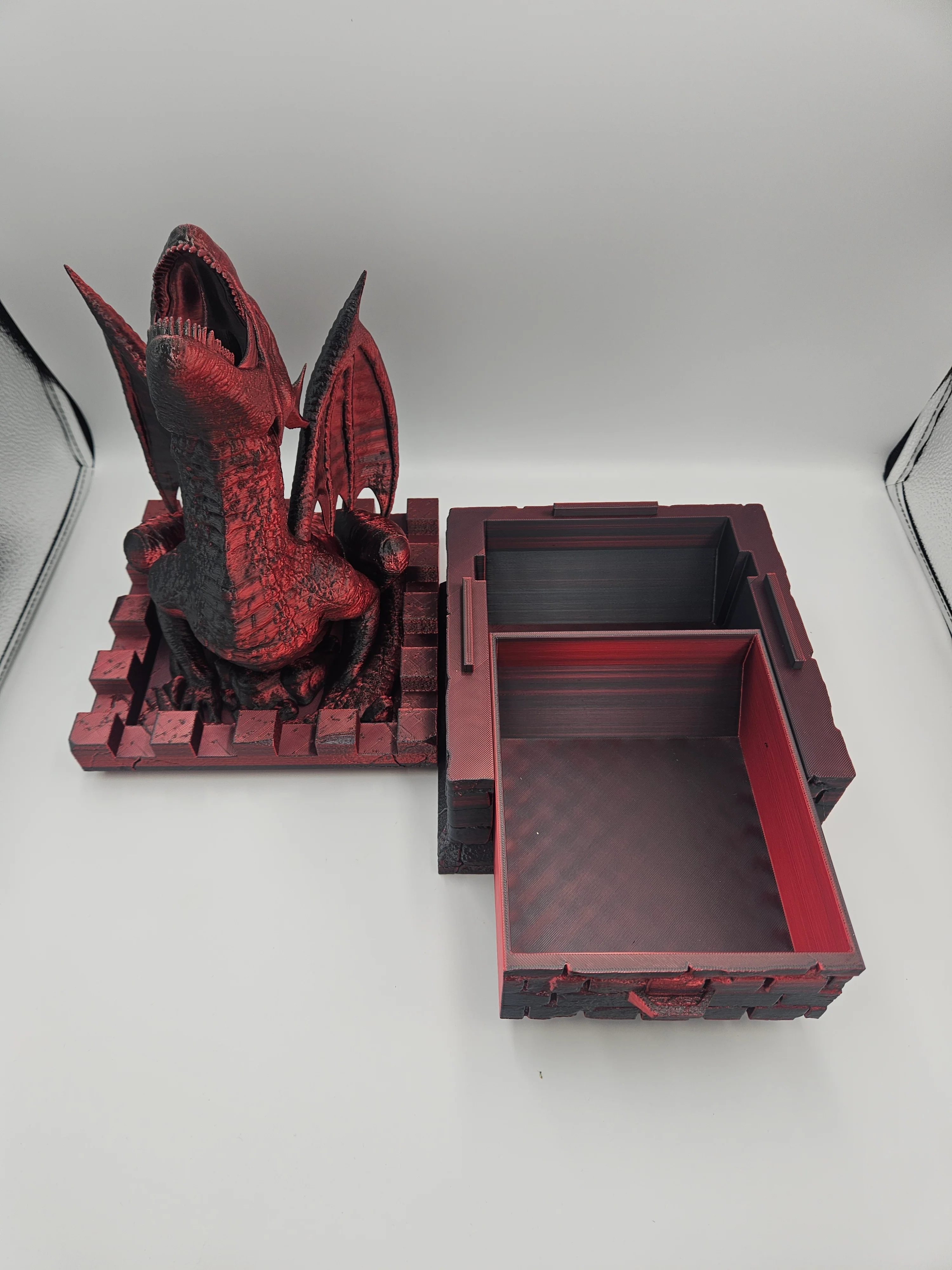 Dragon Dice Tower with Drawer – DnD Dice Storage & Display – Fits D20 & Standard Dice - Image 6