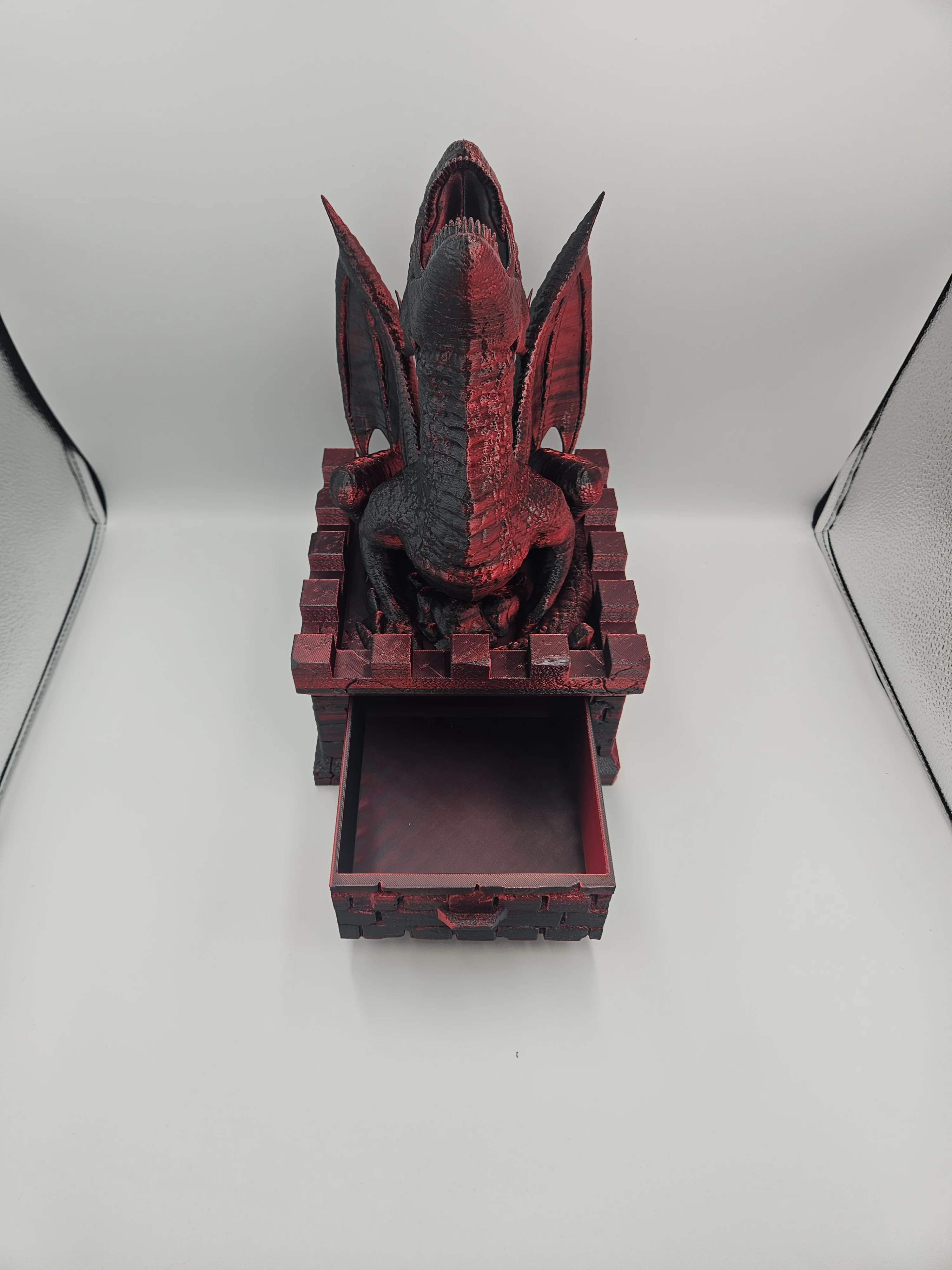 Dragon Dice Tower with Drawer – DnD Dice Storage & Display – Fits D20 & Standard Dice - Image 8