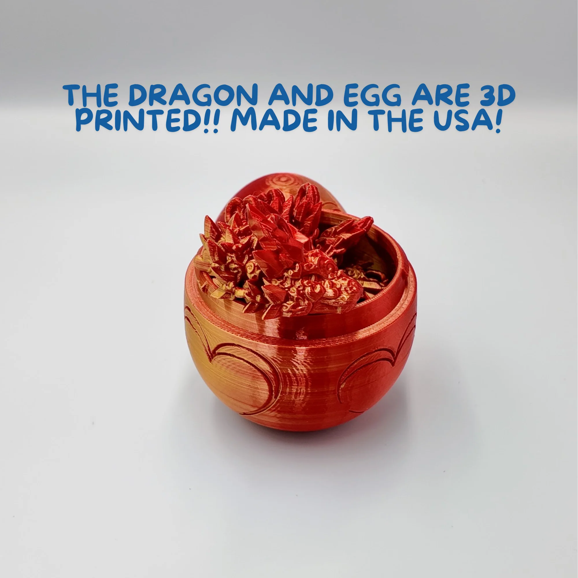 Heart Dragon Egg - 17" Dragons Articulating Joints - Mushroom Themed - Image 29