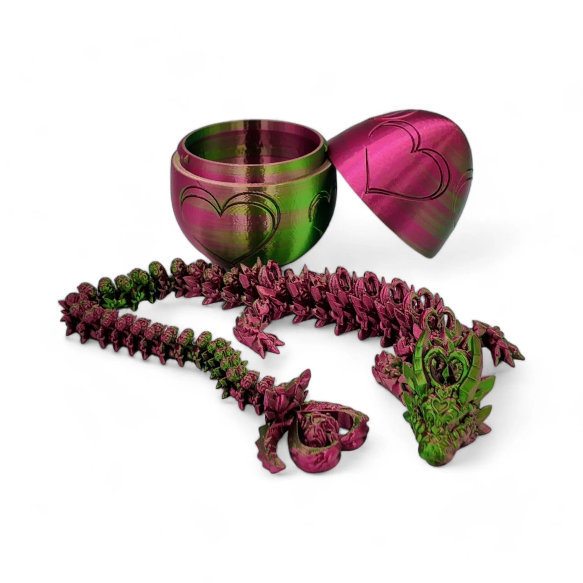 Heart Dragon Egg - 17" Dragons Articulating Joints - Mushroom Themed - Image 53