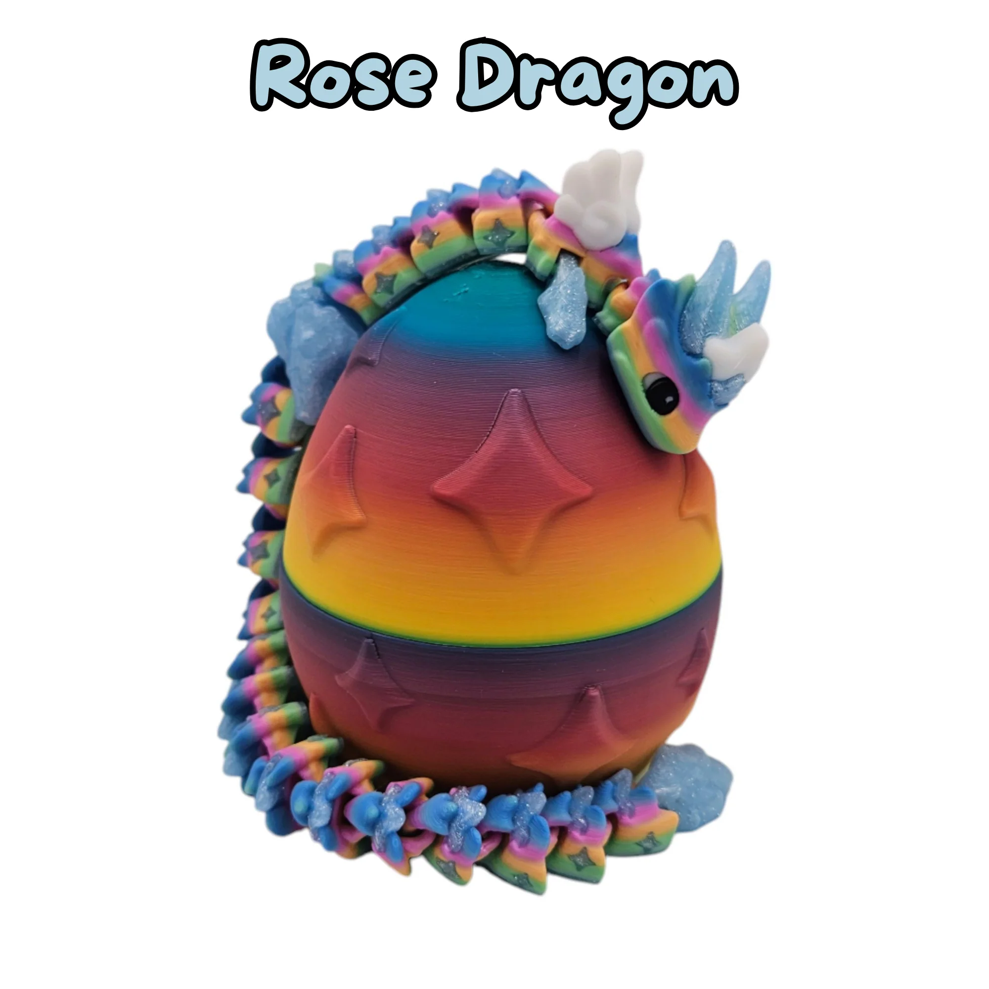 Rubi and Rose 12.5" Fantasy Dragon With Egg - Image 4