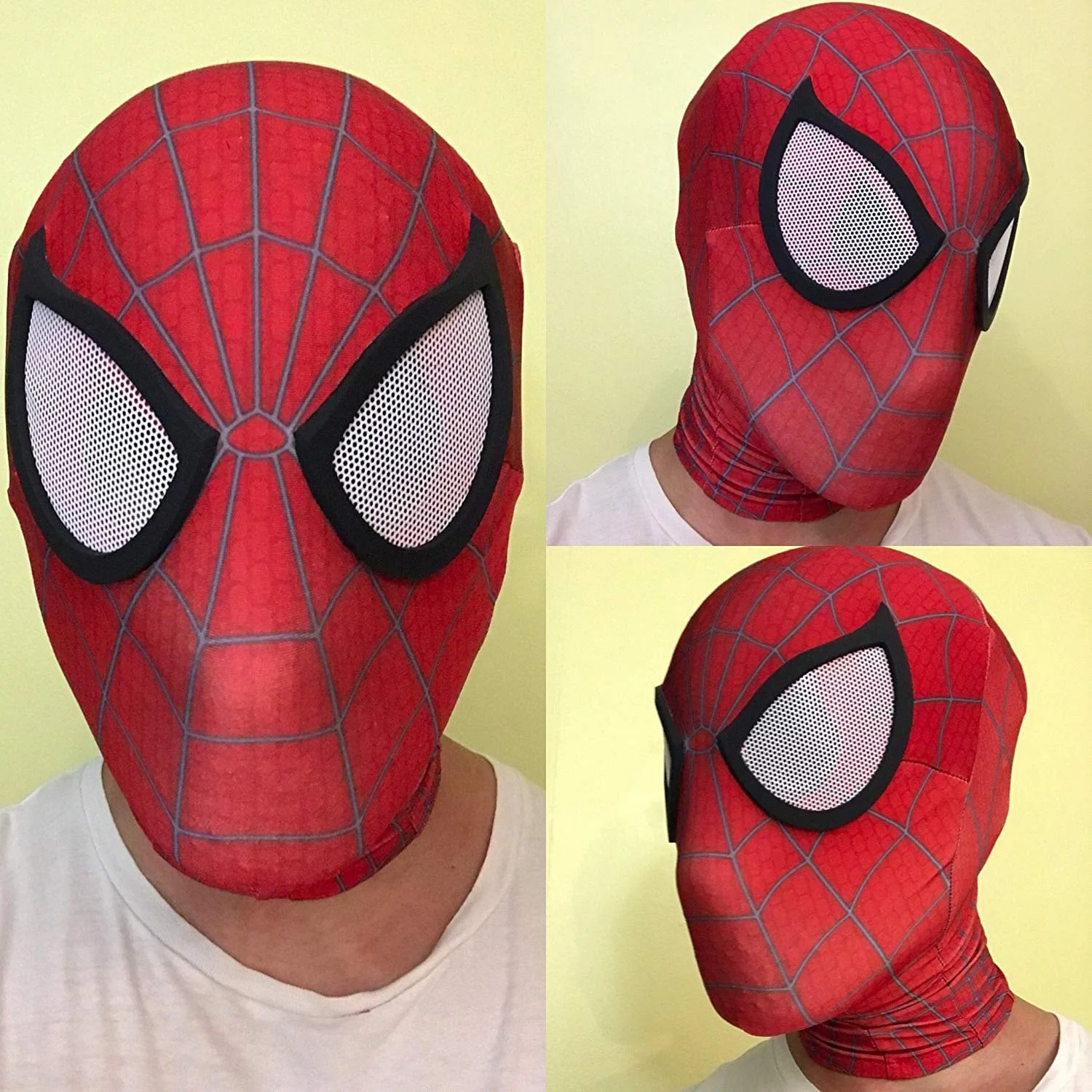 Spider-Man Face Shell 3D Printed Mask - Image 3