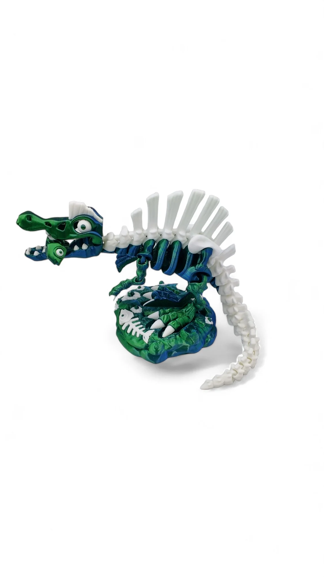 Spinosaurus Dinosaur Fidget Toy - Includes Prehistoric Stand and Fish - Image 7