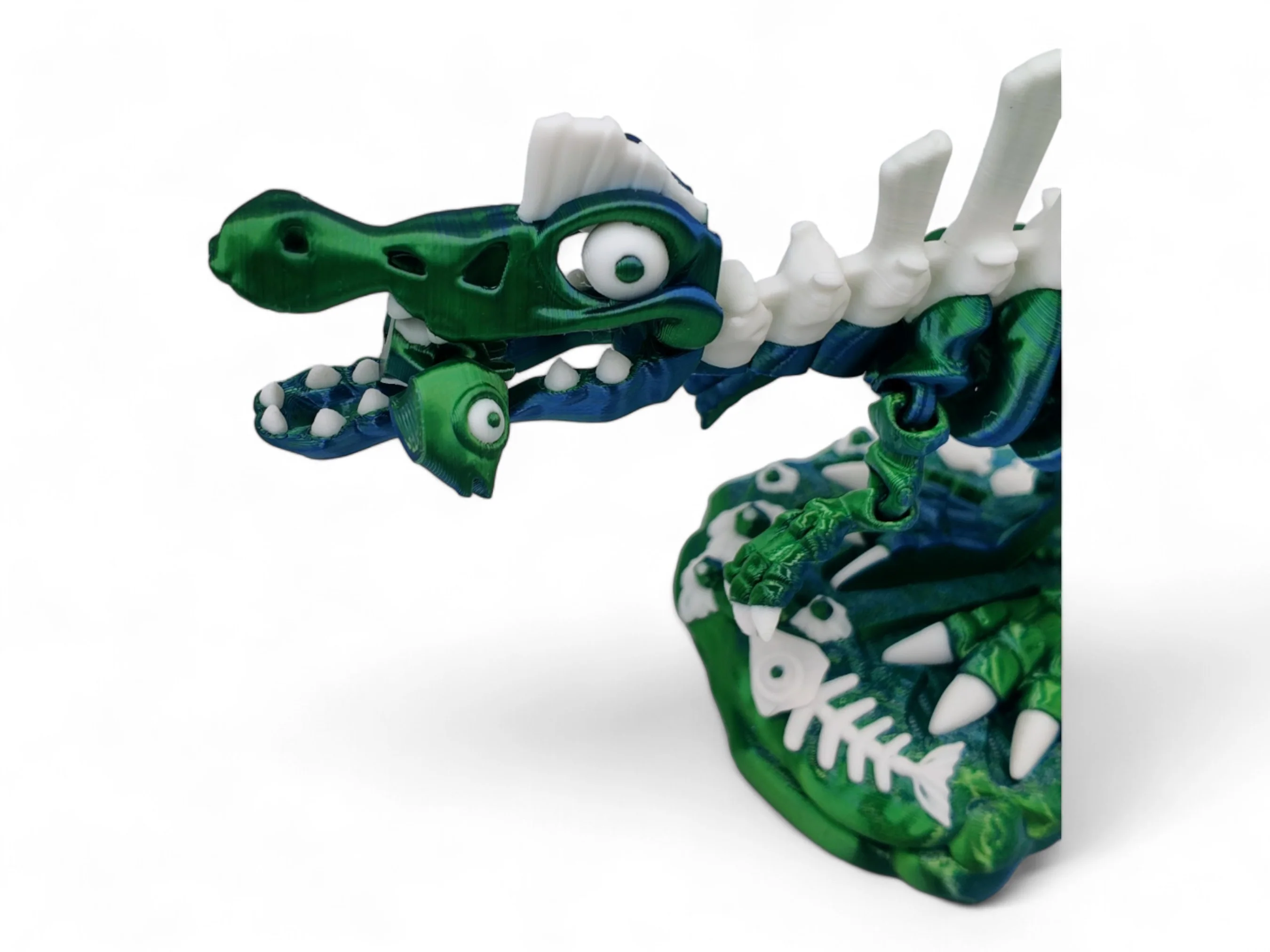 Spinosaurus Dinosaur Fidget Toy - Includes Prehistoric Stand and Fish - Image 9