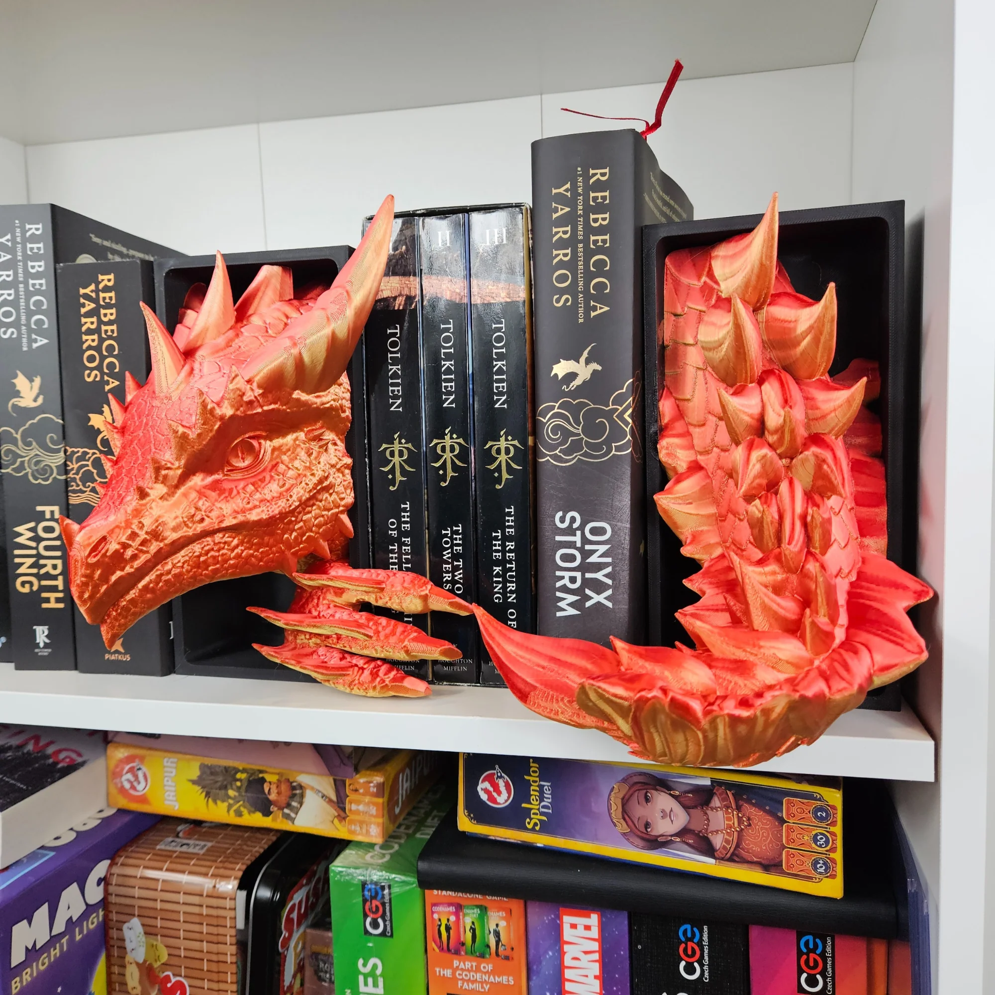 Sun Dragon - Head and Tail Book End - Image 3