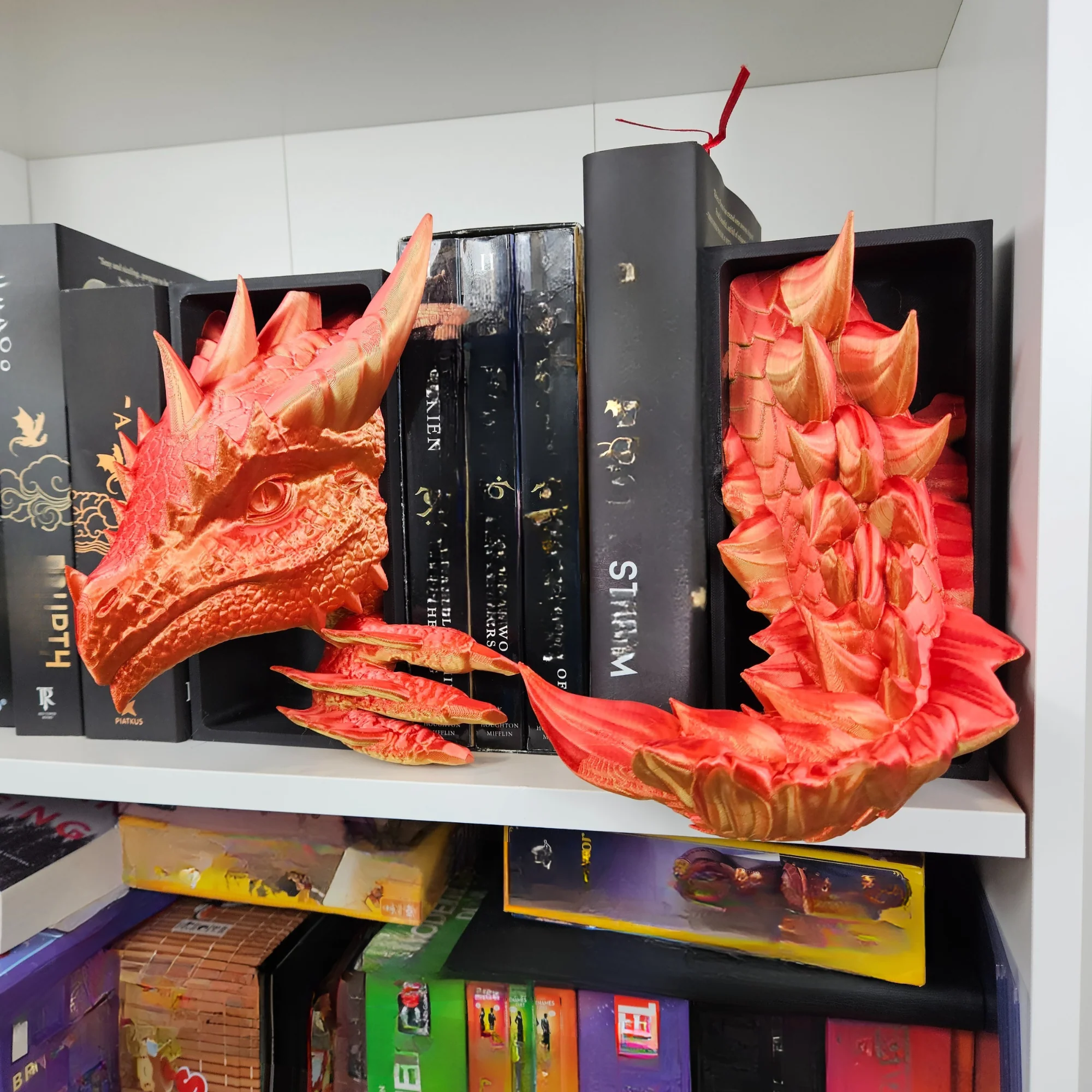 Sun Dragon - Head and Tail Book End - Image 4