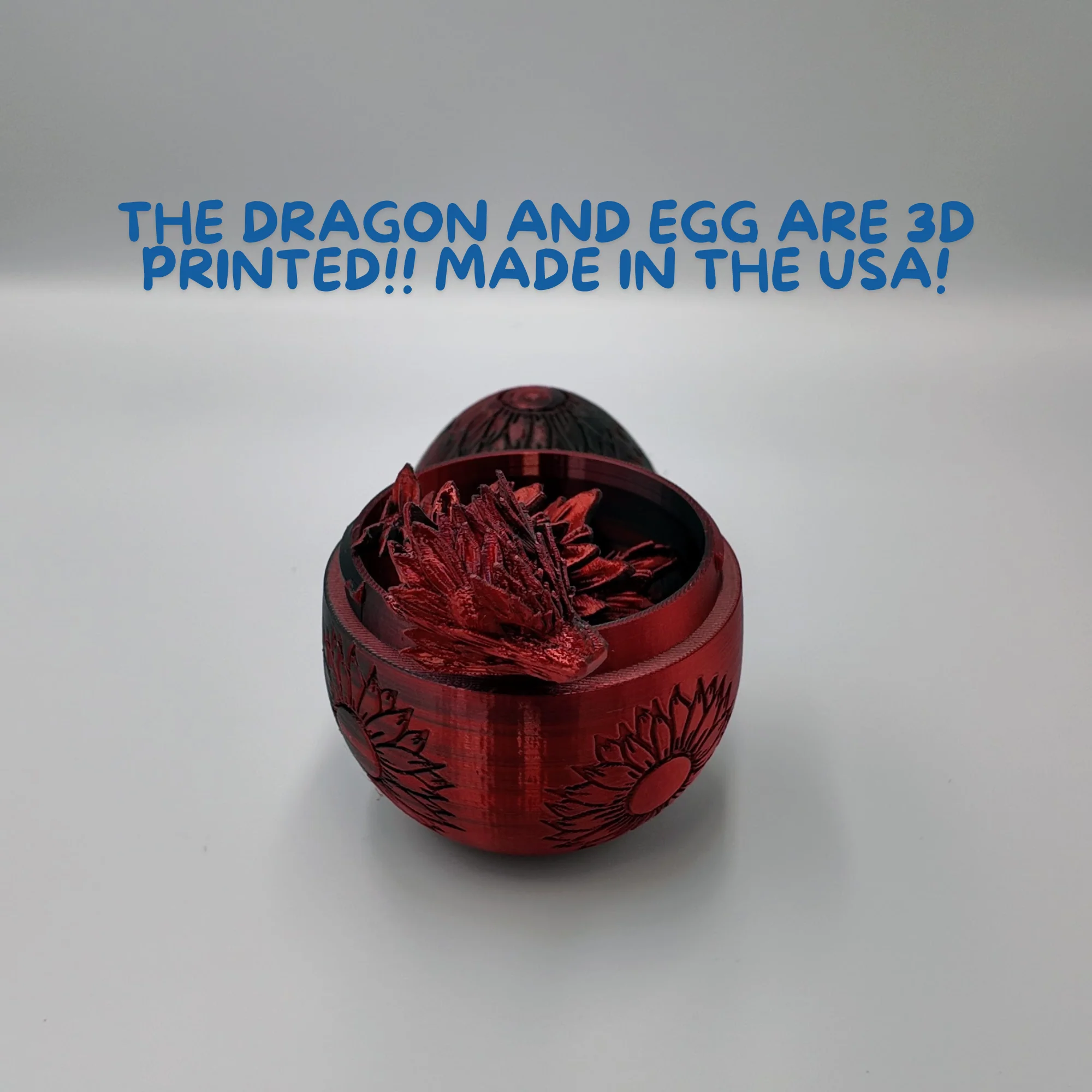 Sunflower Dragon Egg - 12.5" Dragons Articulating Joints - Sunflower Themed - Image 6