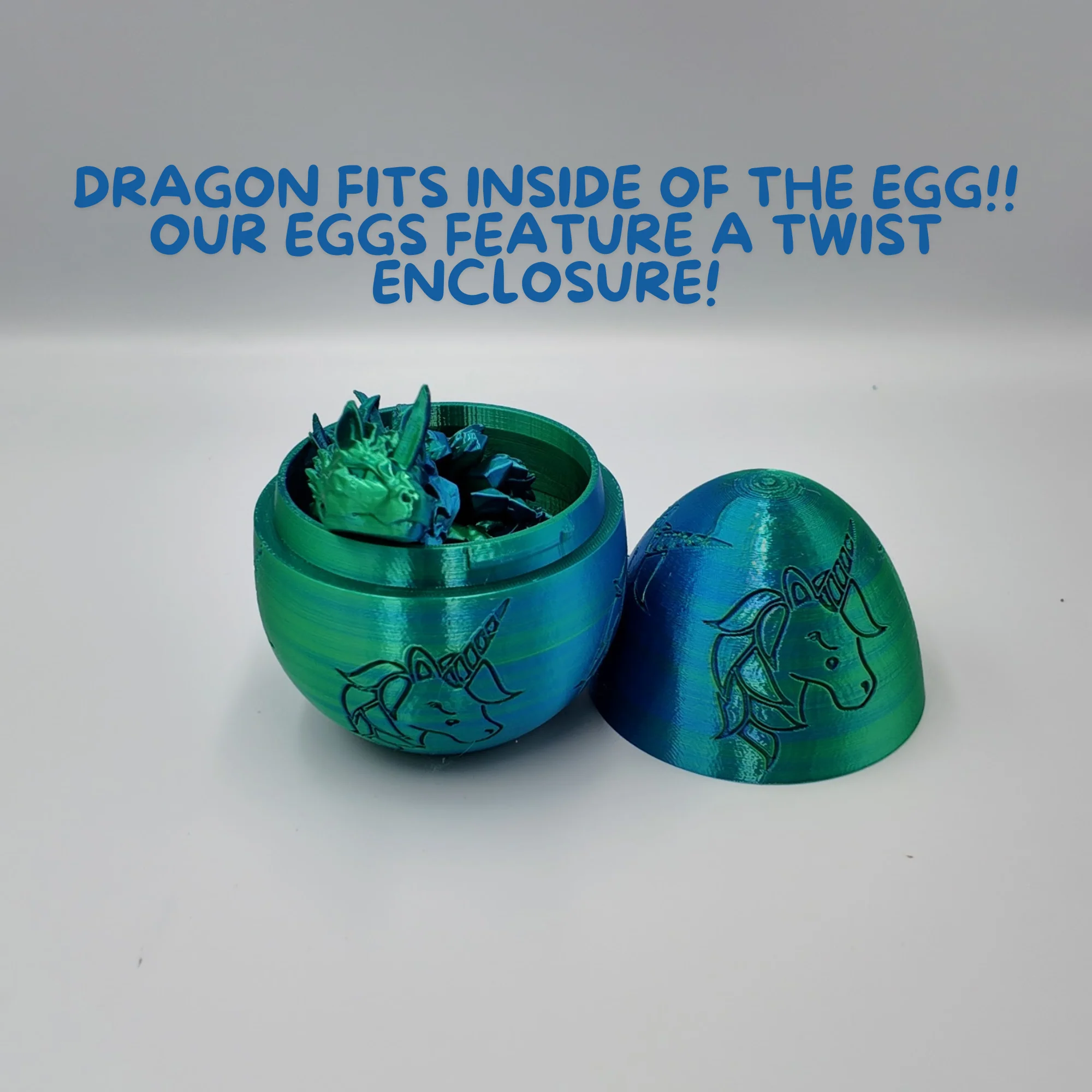 Unicorn Dragon Egg - 14.5" Dragons Articulating Joints - Unicorn Themed - Image 18