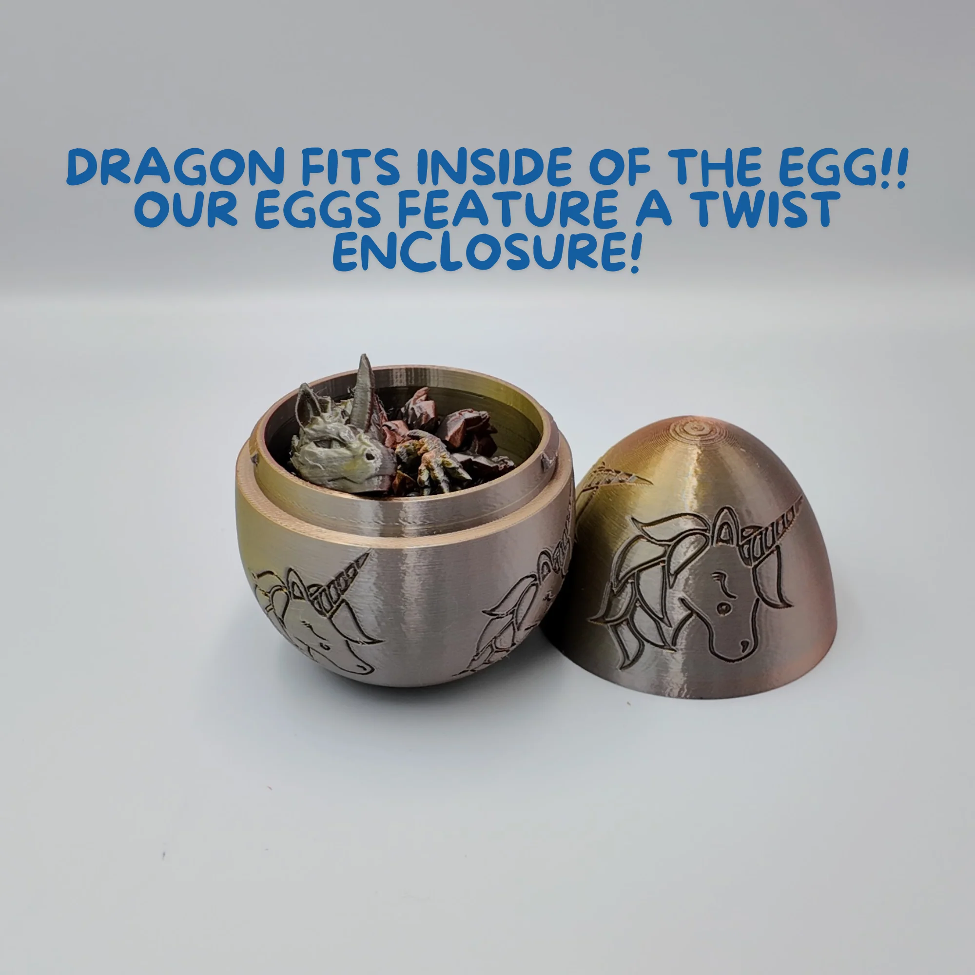 Unicorn Dragon Egg - 14.5" Dragons Articulating Joints - Unicorn Themed - Image 20