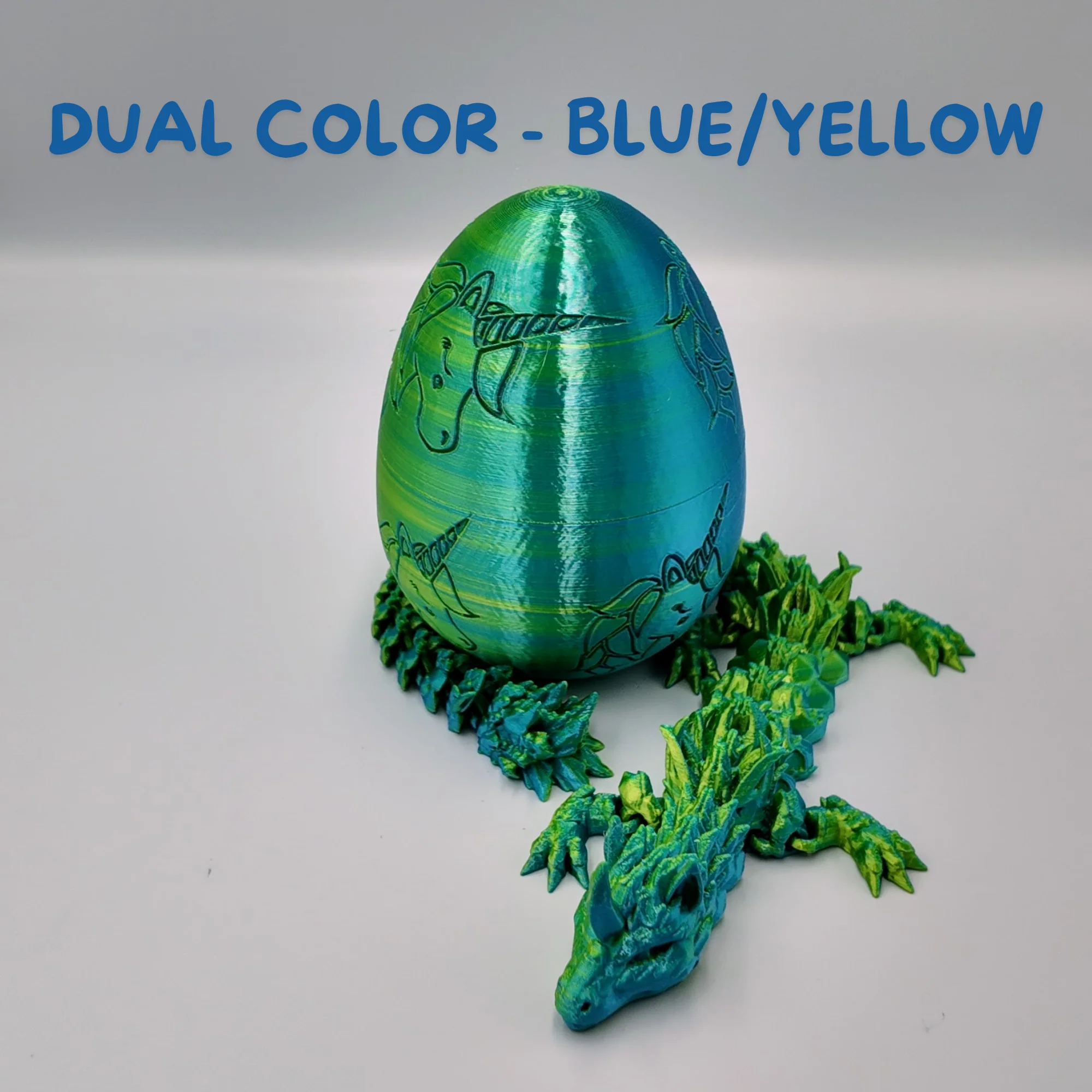 Unicorn Dragon Egg - 14.5" Dragons Articulating Joints - Unicorn Themed - Image 8