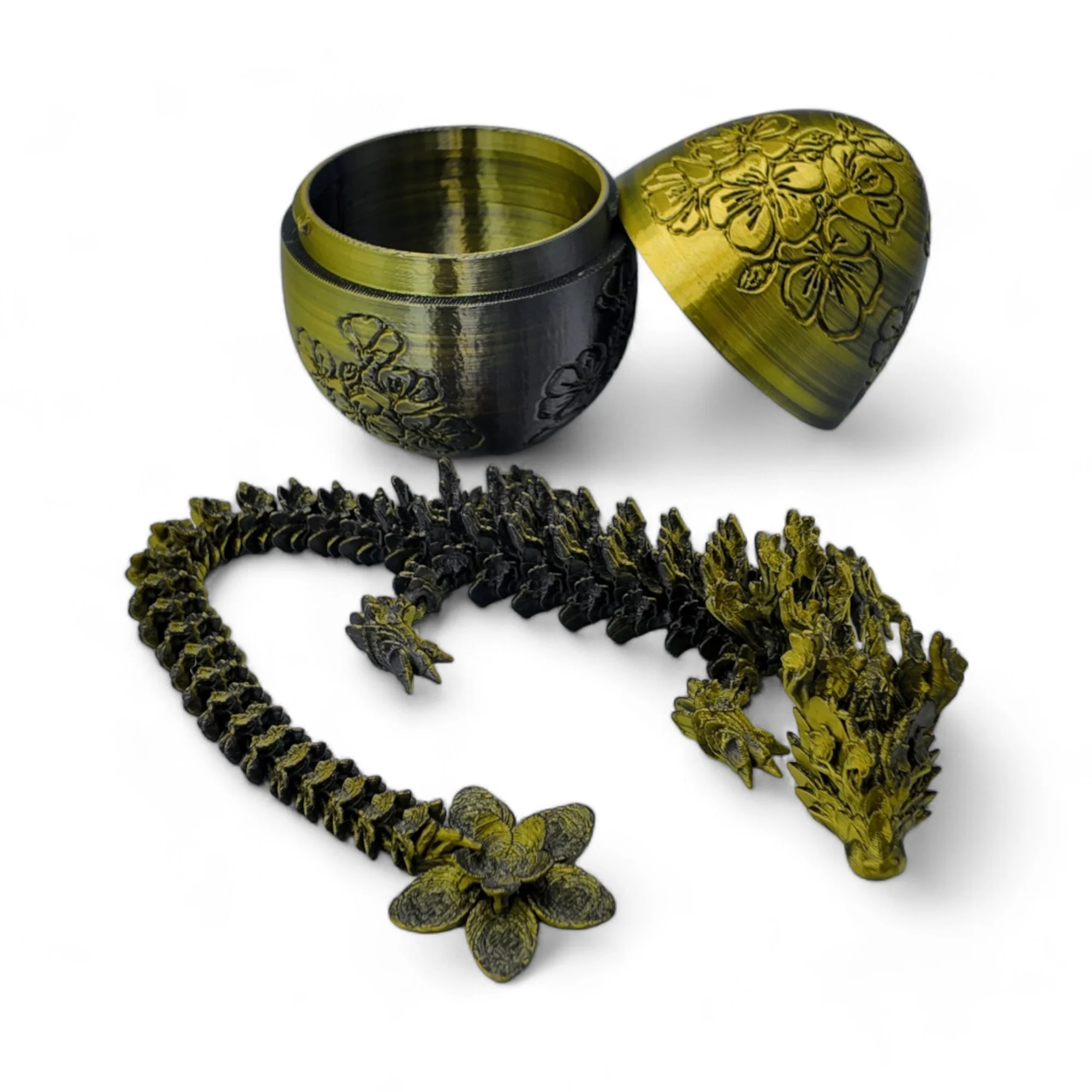 Cherry Blossom Dragon Egg - 14" Dragons Articulating Joints - Cherry Blossom Themed - Image 39